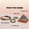 Dhan Labh Akarshit Combo with pyramid, two bracelets and pyrite pendant