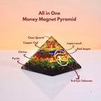 Crystal pyramid components