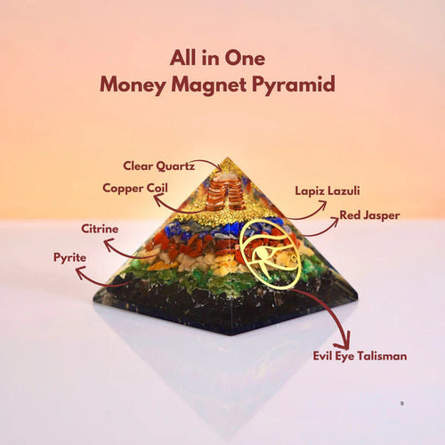 Crystal pyramid components